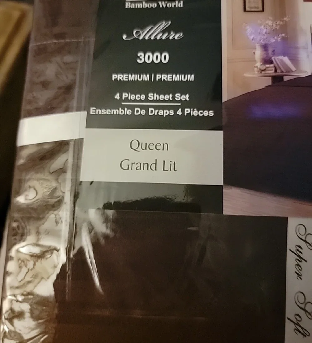 Allure 3000 Queen Sheet Set - Espresso Brown